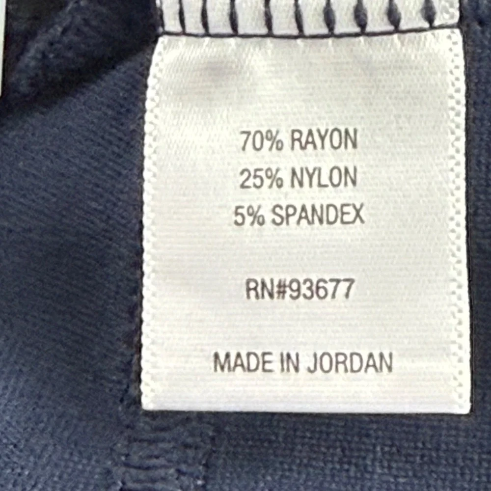 St Johns Bay Women's Pull-on Skinny Leg Comfort Stretch Navy Leggings Sz 3X NWT